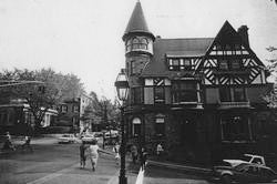 carr house building black and white historical photo