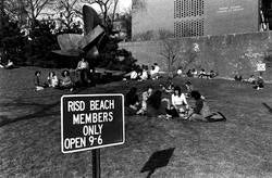 risd beach black and white historical photo